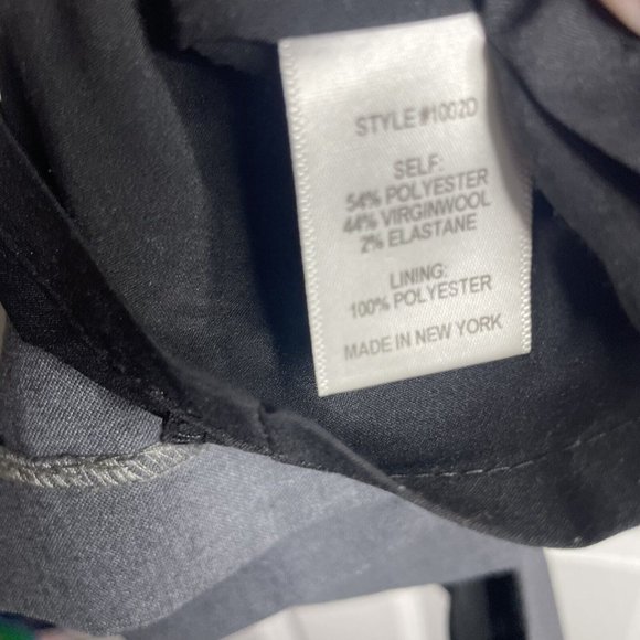 Of Mercer Madison Sheath Dress Womens 0 Half Sleeve Gray Virgin Wool Flaw - Picture 5 of 8